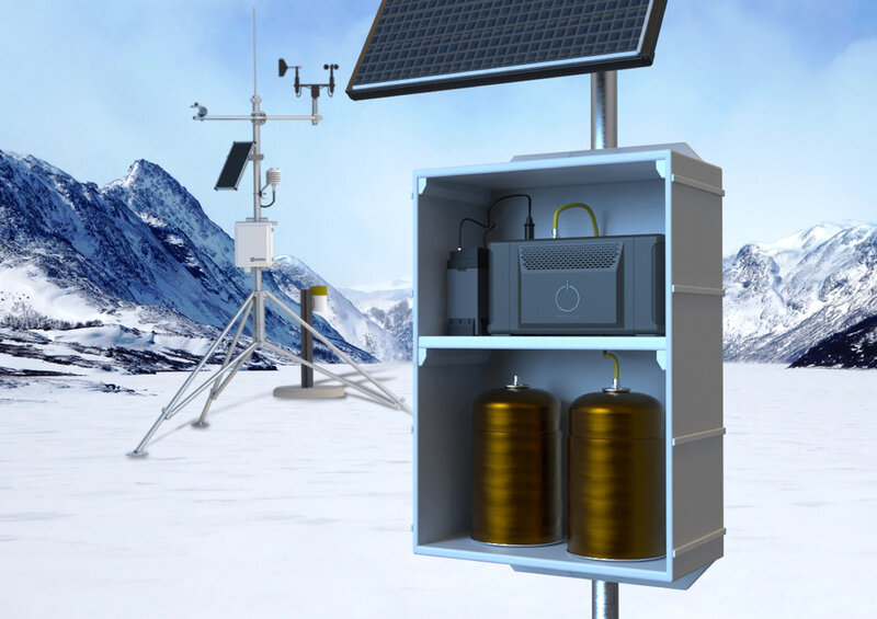 Inergio Fuel Cell SOFC weather station